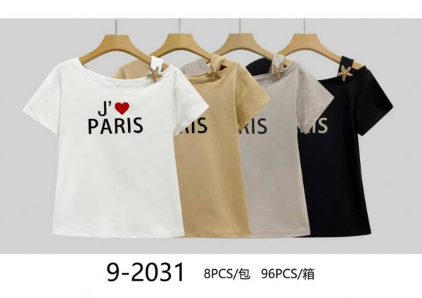 Bluzki damskie Roz Standard, Mix Kolor Paczka 8 szt 1