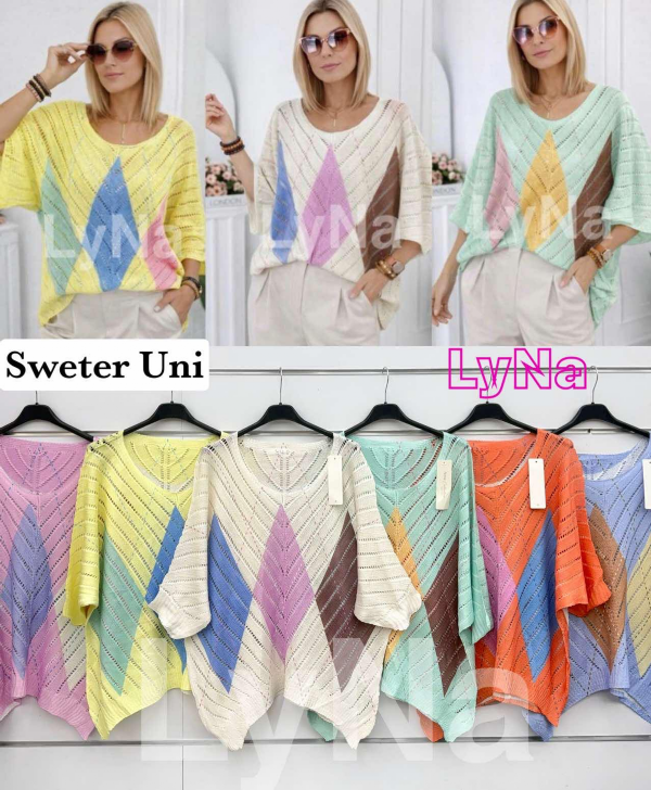 Swetry damskie (Włoskie produkt) Roz Standard, Mix Kolor Paczka 5 szt