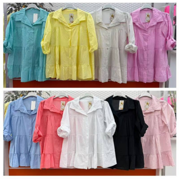 Koszule damskie (Włoskie produkt) Roz Standard, Mix Kolor Paczka 5 szt 1