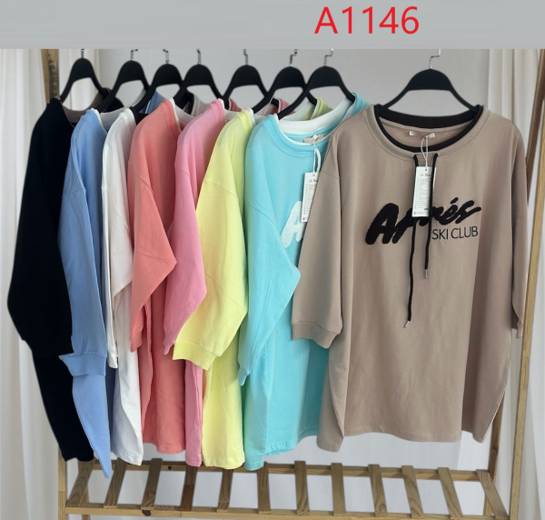 Bluzki damskie Roz Standard, Mix Kolor Paczka 10 szt