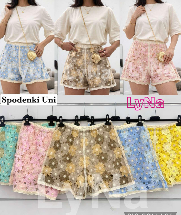 Spodenki damskie (Włoskie produkt) Roz Standard, Mix Kolor Paczka 5 szt