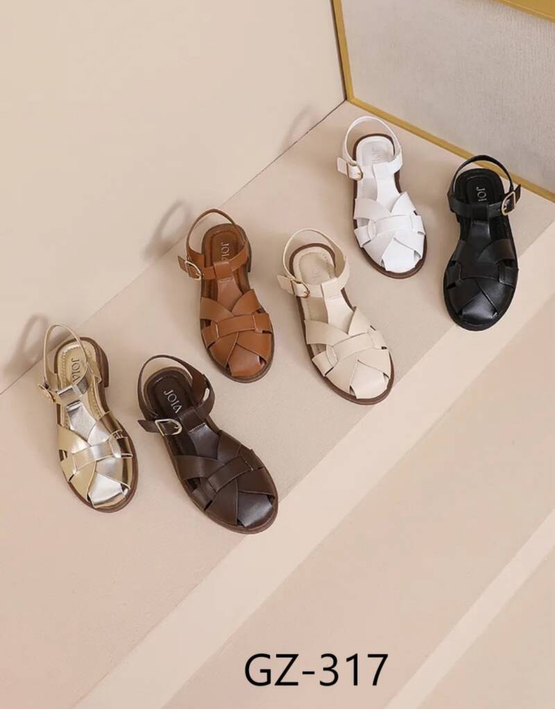 Sandały płaskie damskie Roz 36-41 / 12 par