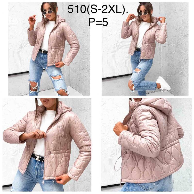 Kurtki damskie cienki Roz S-2XL ,1 Kolor Paczka 5 szt