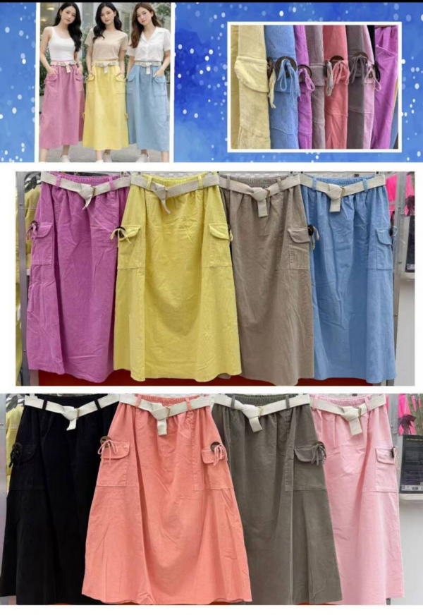 Spódnice damskie (Włoskie produkt) Roz Standard, Mix Kolor Paczka 5 szt