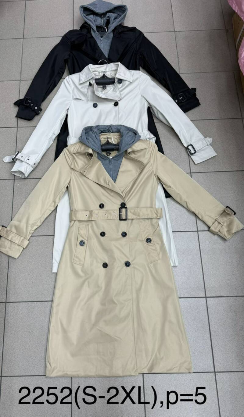 Plaszcze damkie Roz S-2XL,1 Kolor Paczka 5 szt