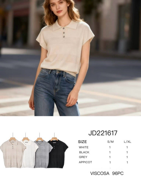 Bluzki damskie Roz S/M-L/XL , Mix Kolor Paczka 8 szt