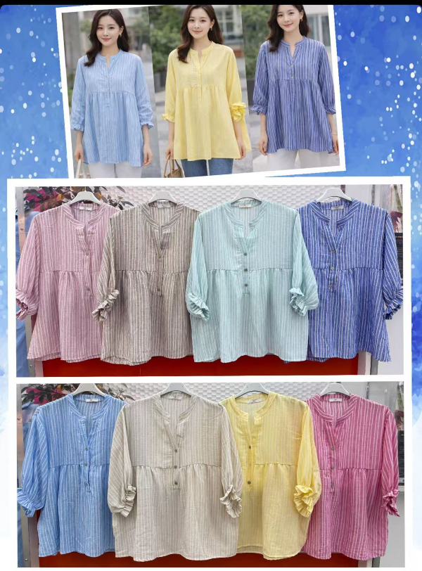 Bluzki damskie (Włoskie produkt) Roz Standard, Mix Kolor Paczka 5 szt