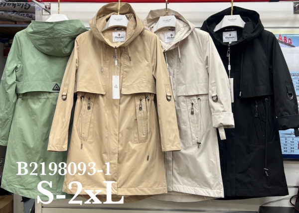 Kurtki damskie cienki Roz S-2XL, 1 Kolor Paczka 5 szt