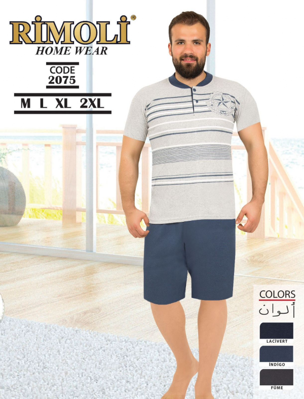 Piżama męska Roz M/L-XL-2XL, Mix kolor Paczka 8 szt 