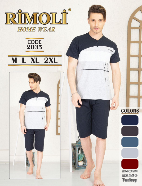 Piżama męska Roz M/L-XL-2XL, Mix kolor Paczka 8 szt 