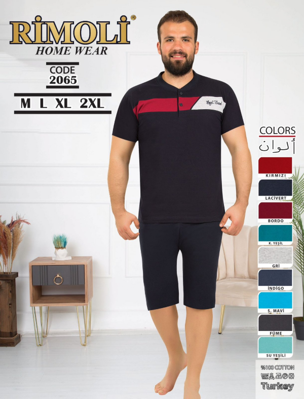 Piżama męska Roz M/L-XL-2XL, Mix kolor Paczka 8 szt 