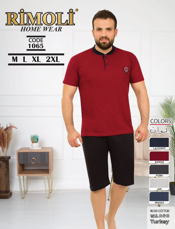 Piżama męska Roz M/L-XL-2XL, Mix kolor Paczka 8 szt 