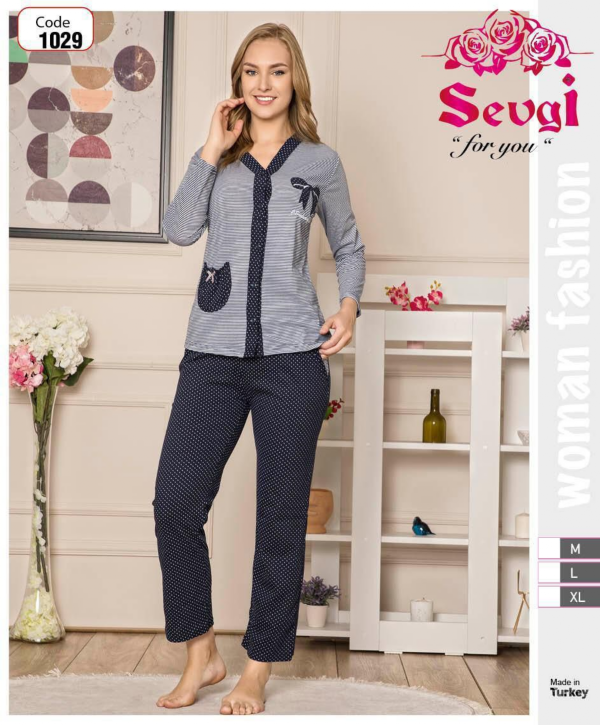 Piżama damska Roz L-4XL, Mix kolor Paczka 2 szt