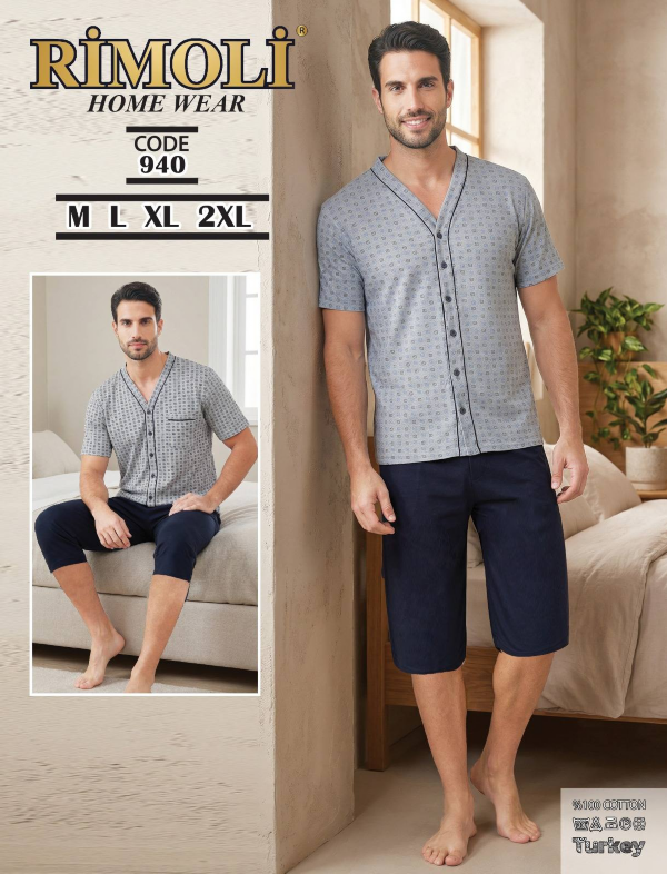 Piżama męska Roz M/L-XL-2XL, Mix kolor Paczka 8 szt