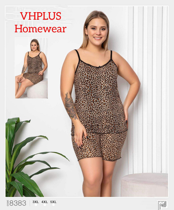 Piżama damska Roz 3XL-5XL, Mix kolor Paczka 12 szt