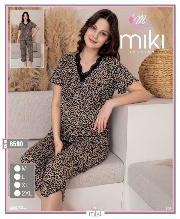 Piżama damska Roz M/L-XL-2XL, Mix kolor Paczka 8 szt