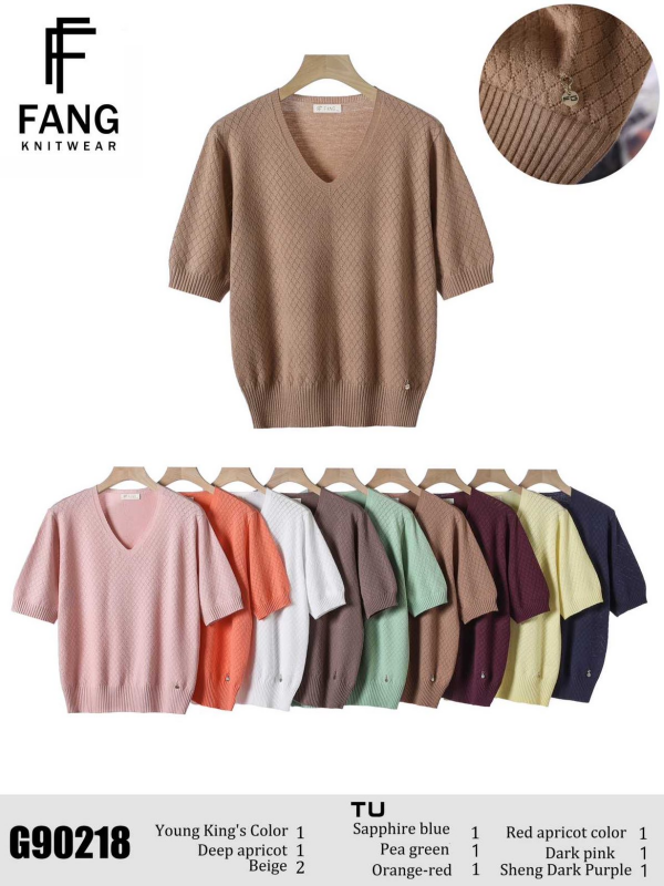  Bluzki damskie Roz Standard, Mix Kolor Paczka 10 szt 1