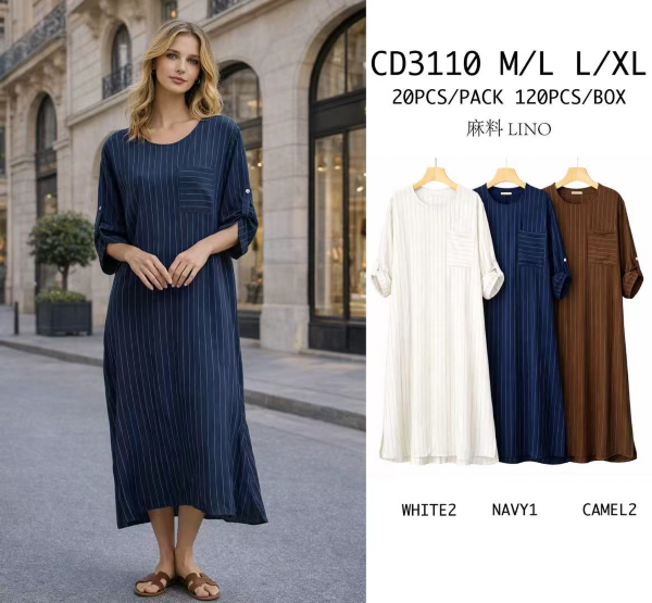  Sukienki damskie Roz M/L-L/XL , Mix Kolor Paczka 12 szt 1