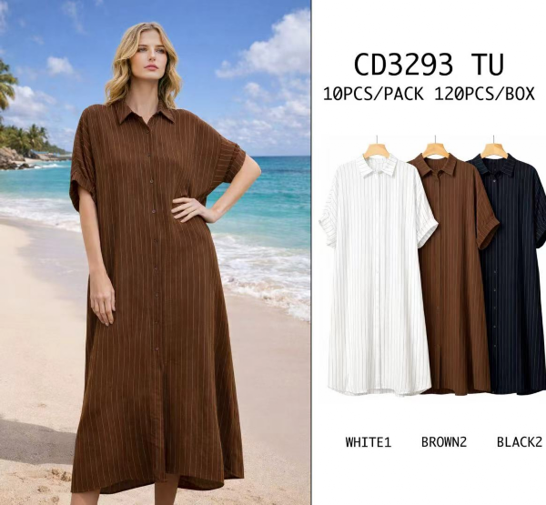  Sukienki damskie Roz M/L-L/XL , Mix Kolor Paczka 10 szt 1