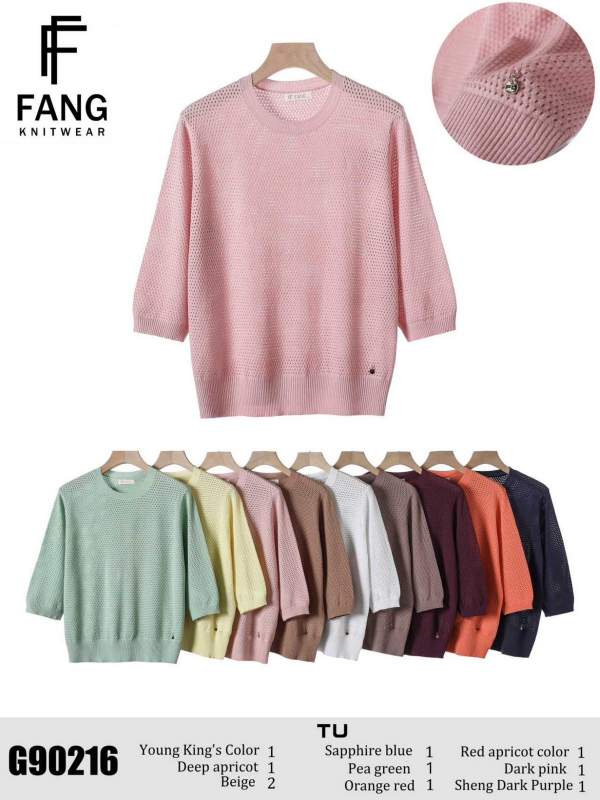  Bluzki damskie Roz Standard, Mix Kolor Paczka 10 szt 1