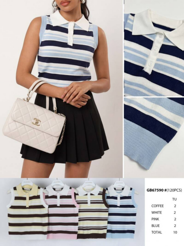 Bluzki damskie (Francja produkt) Roz Standard, Mix Kolor .Paczka 10 szt