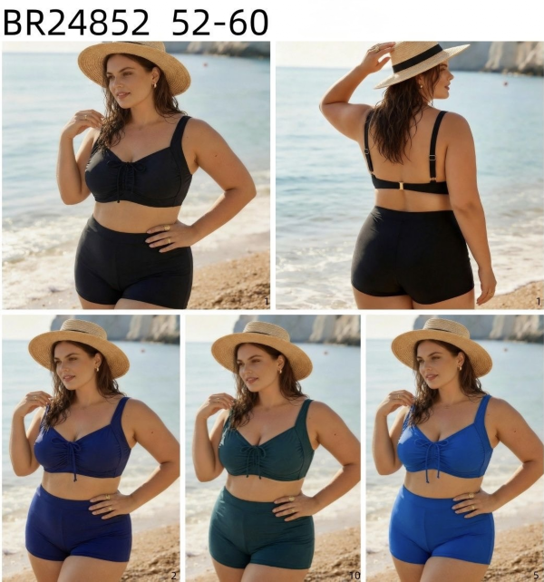 Stroje kąpielowe dwuczęściowy Roz 46-50, Mix Kolor Paczka 10 szt.