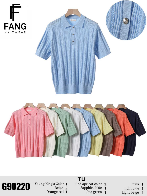  Bluzki damskie Roz Standard, Mix Kolor Paczka 10 szt