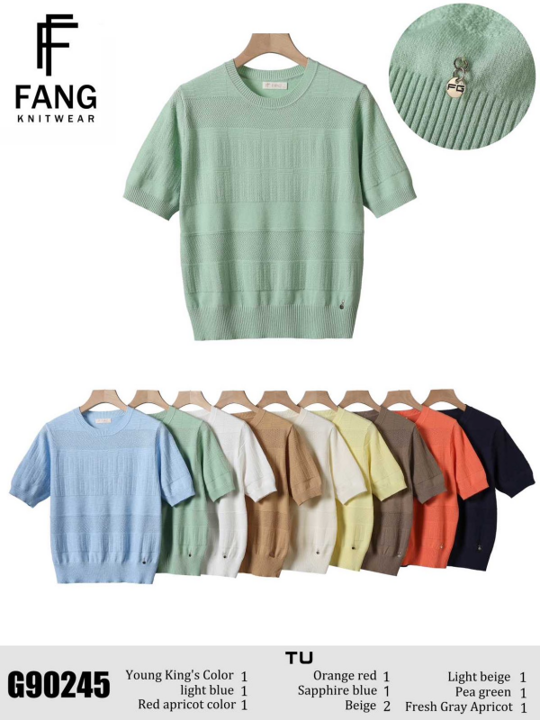  Bluzki damskie Roz Standard, Mix Kolor Paczka 10 szt 1