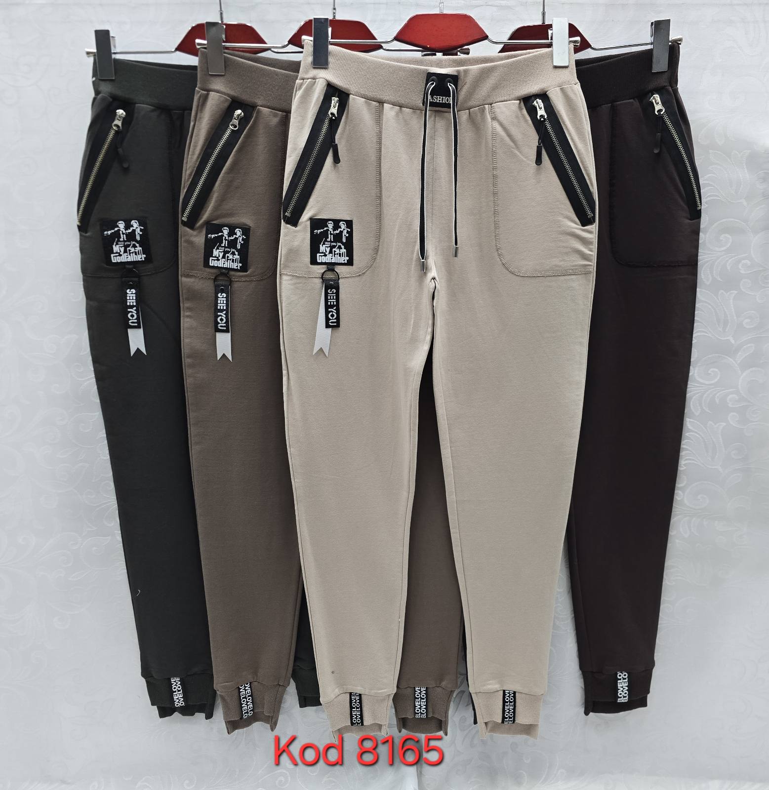 Spodnie damskie (Turecki produkt) Roz Standard, Mix Kolor .Paczka 12 szt