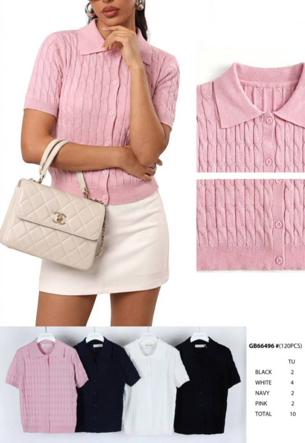 Bluzki damskie (Francja produkt) Roz Standard, Mix Kolor .Paczka 10 szt