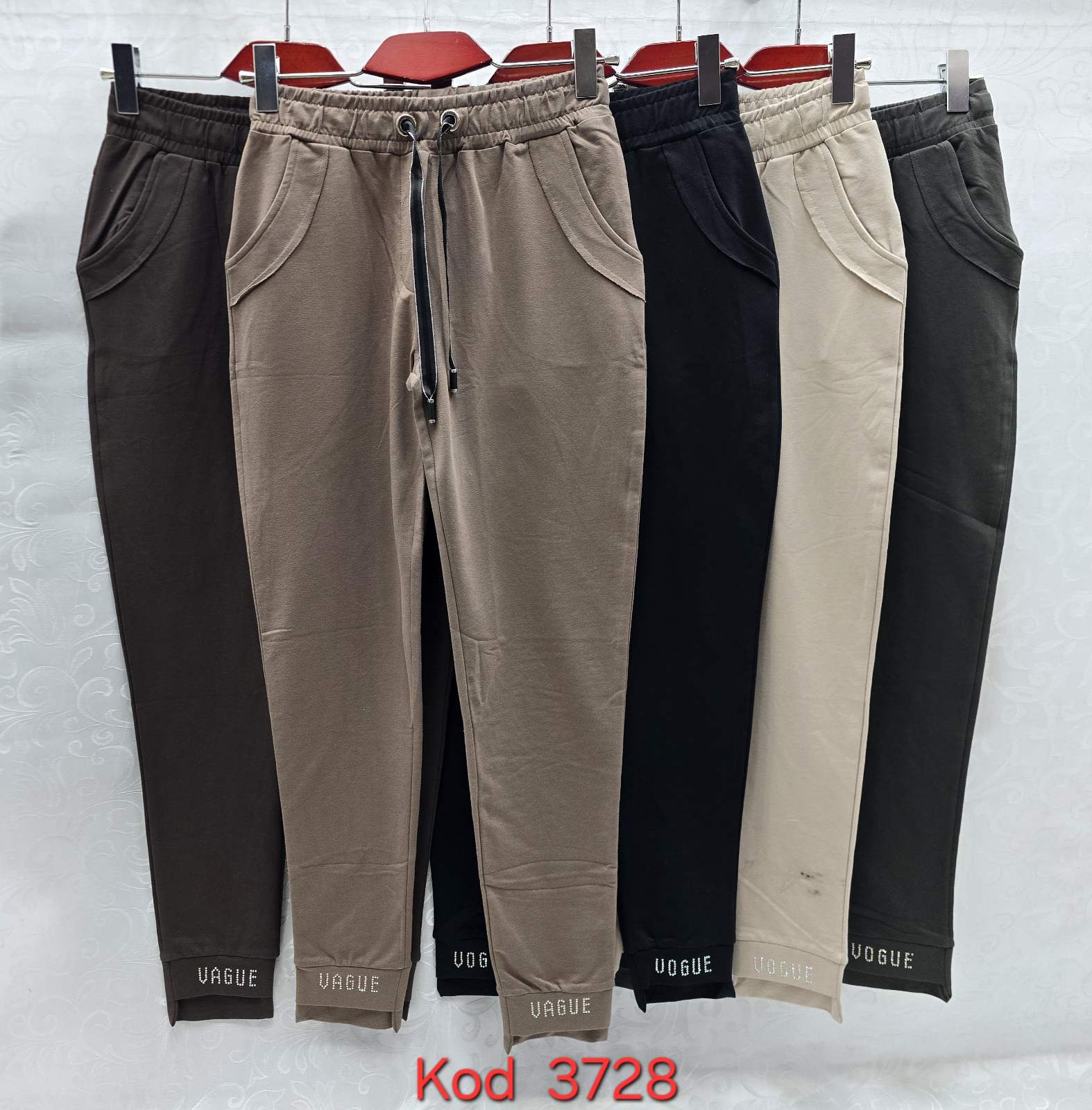 Spodnie damskie (Turecki produkt) Roz Standard, Mix Kolor .Paczka 12 szt