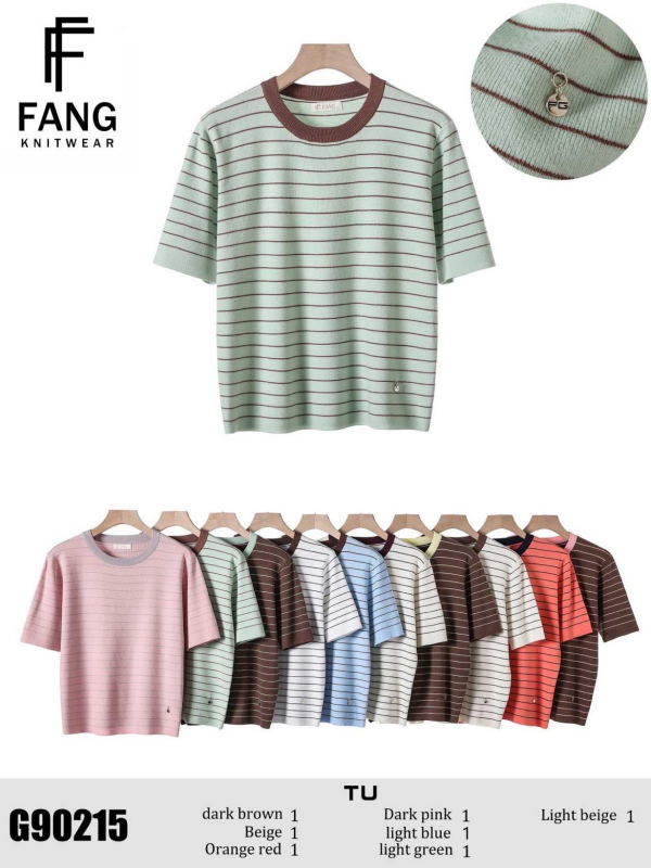 Bluzki damskie Roz Standard, Mix Kolor Paczka 10 szt