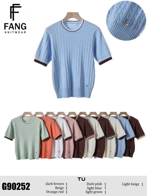 Bluzki damskie Roz Standard, Mix Kolor Paczka 10 szt 1