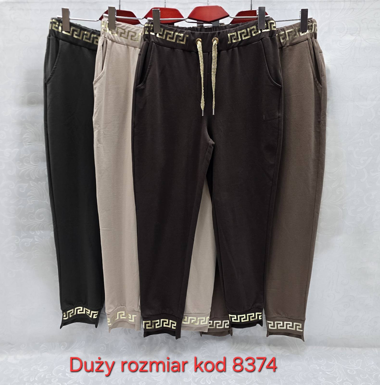 Spodnie damskie (Turecki produkt) Roz Standard, Mix Kolor .Paczka 12 szt