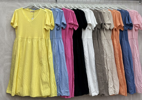 Sukienki damskie (Włoskie produkt) Roz Standard, Mix Kolor Paczka 5 szt