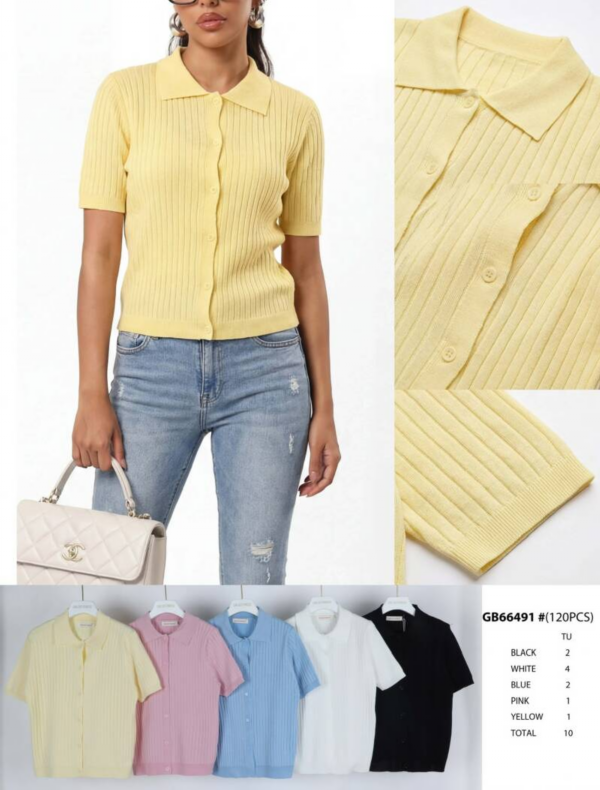 Bluzki damskie (Francja produkt) Roz Standard, Mix Kolor .Paczka 10 szt 1