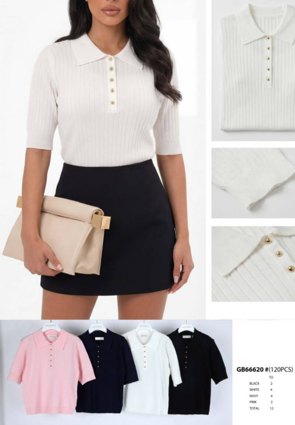 Bluzki damskie (Francja produkt) Roz Standard, Mix Kolor .Paczka 10 szt