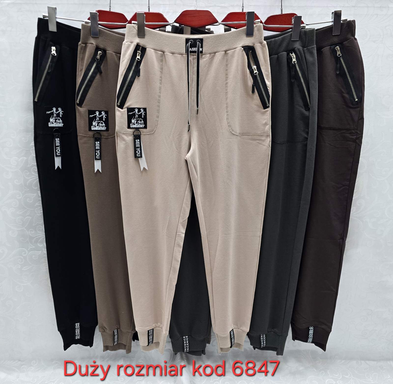 Spodnie damskie (Turecki produkt) Roz Standard, Mix Kolor .Paczka 12 szt