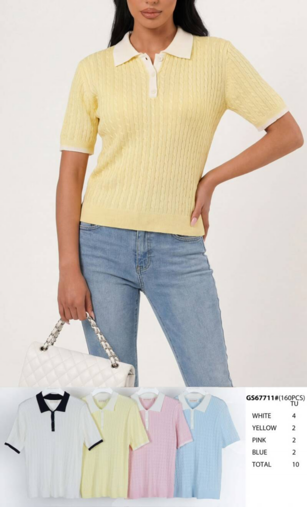 Bluzka damska (Francja produkt) Roz Standard, Mix Kolor .Paczka 10 szt