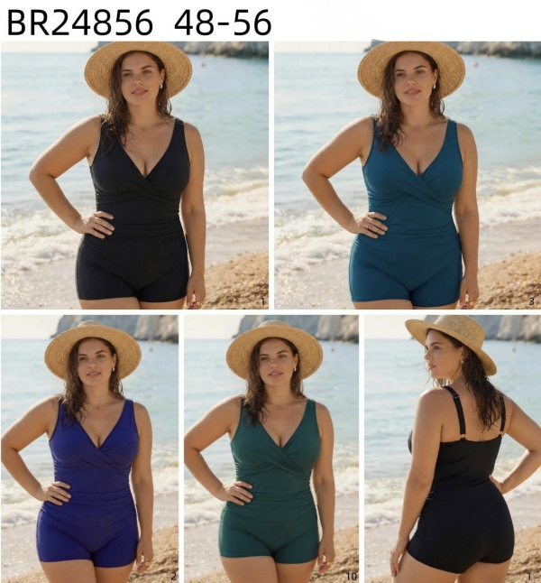 Stroje kąpielowe Roz 48-56, Mix Kolor Paczka 10 szt.