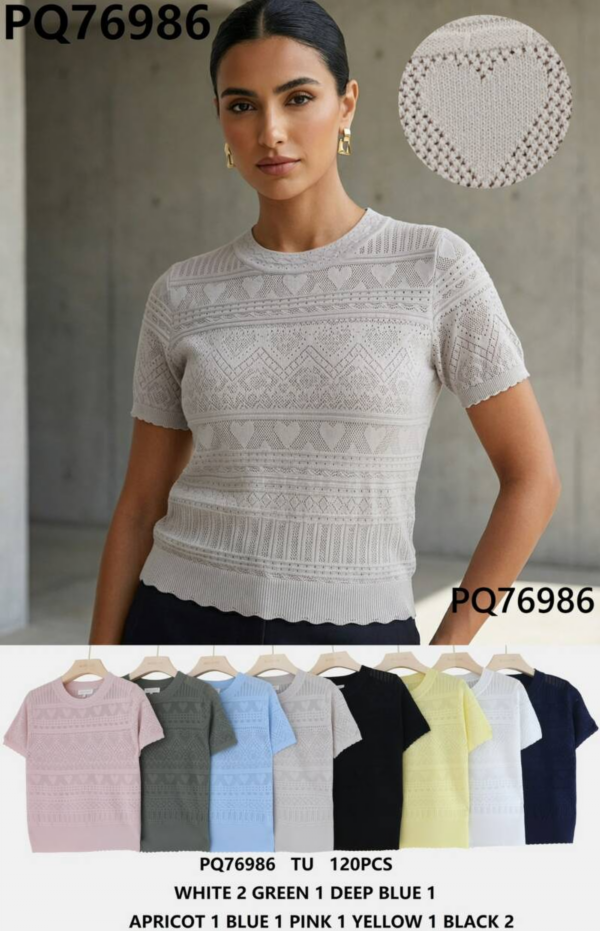 Bluzka damska (Francja produkt) Roz Standard, Mix Kolor .Paczka 10 szt