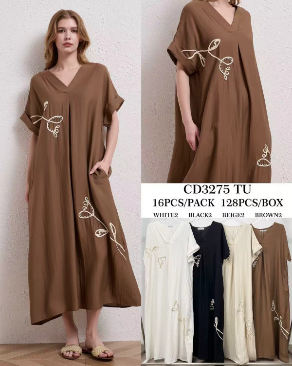  Sukienki damskie Roz M/L-L/XL , Mix Kolor Paczka 16 szt