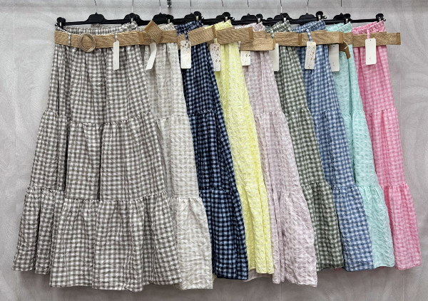 Spódnice damskie (Włoskie produkt) Roz Standard, Mix Kolor Paczka 5 szt 1