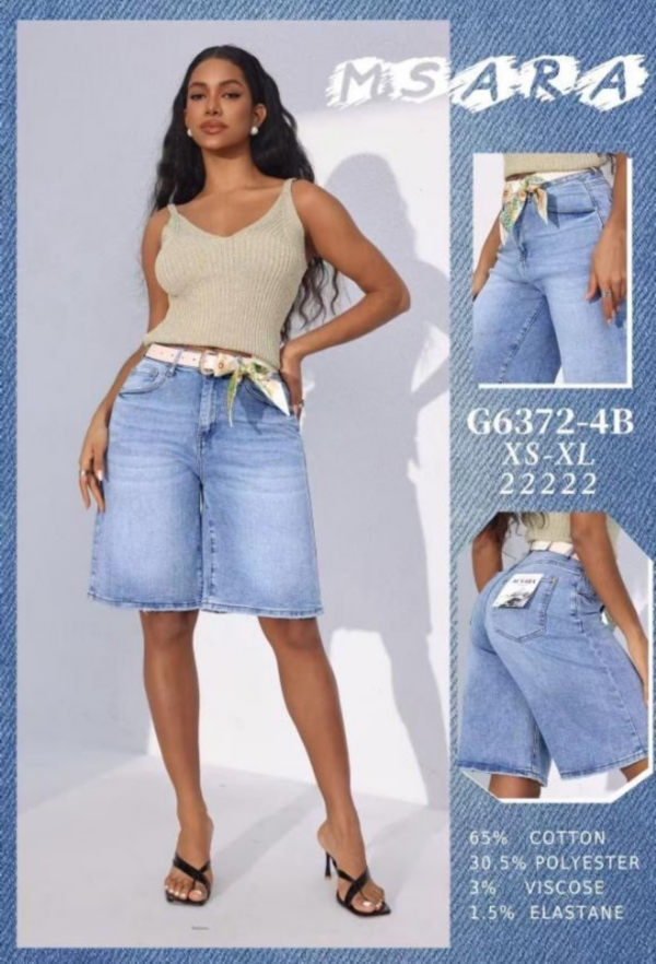 Rybaczki damskie jeansy Roz XS-XL, 1 Kolor Paczka 10 szt