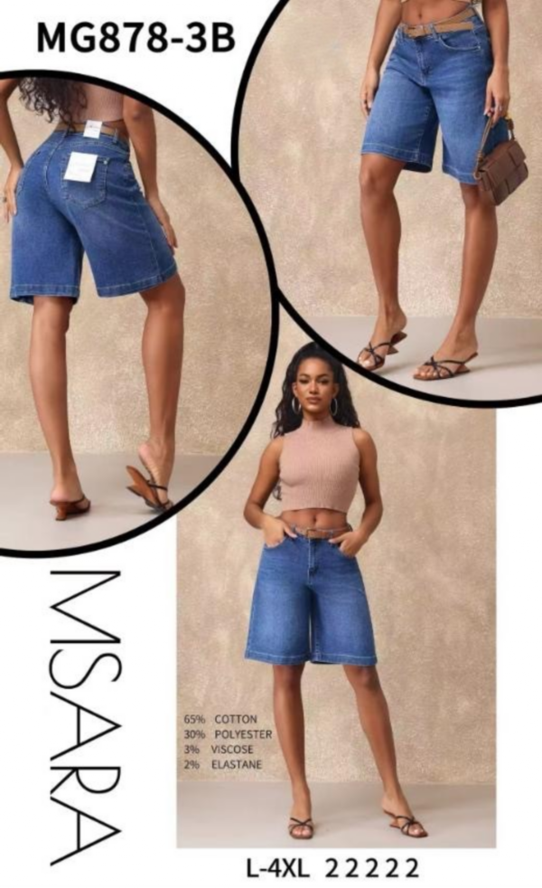 Rybaczki  damskie jeansy Roz L-4XL, 1 Kolor Paczka 10 szt