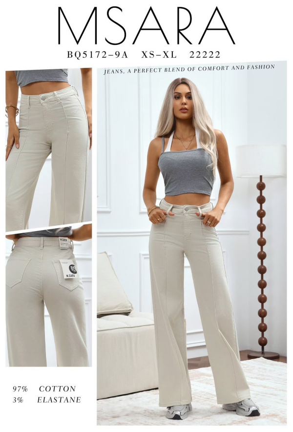 Spodnie damskie jeansy Roz XS-XL, 1 Kolor Paczka 10 szt