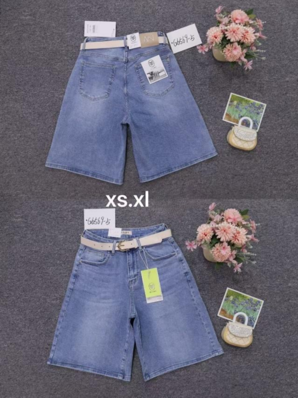 Rybaczki damskie jeansy Roz XS-XL, 1 Kolor Paczka 10 szt