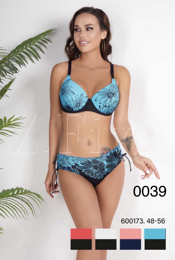 Stroje kąpielowe dwuczęściowy Roz 48-56, 1 Kolor Paczka 5 szt.