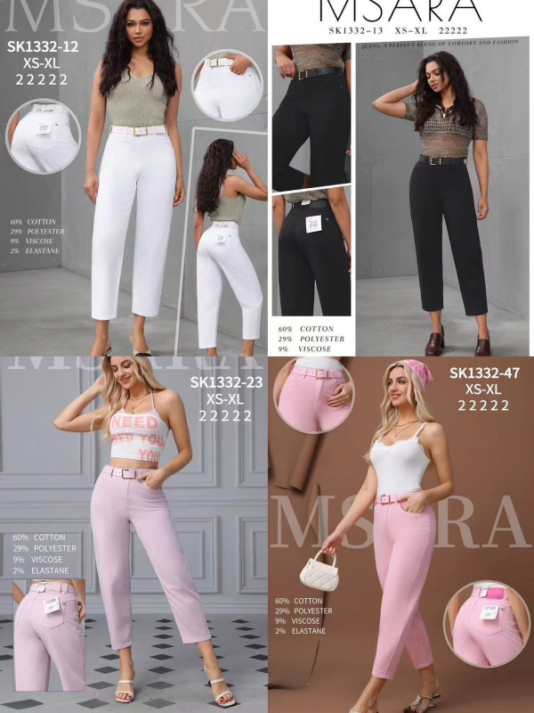 Spodnie jeansy meskie Roz XS-XL, 1 Kolor .Paczka 10 szt