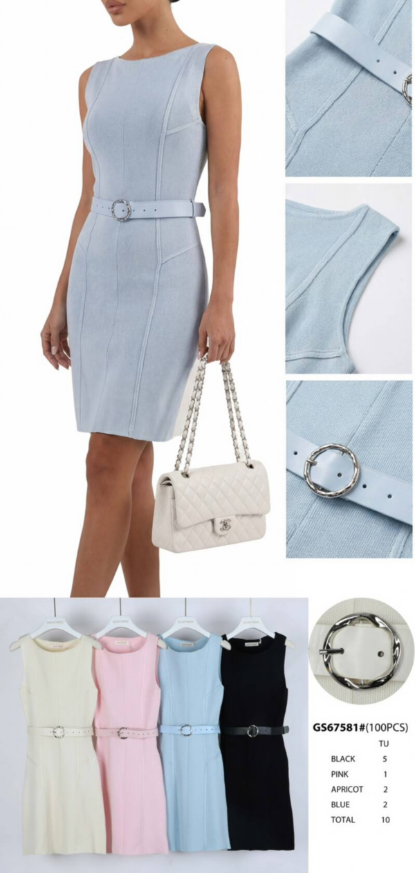 Sukienka damska (Francja produkt) Roz S/M-M/L, Mix Kolor .Paczka 12 szt